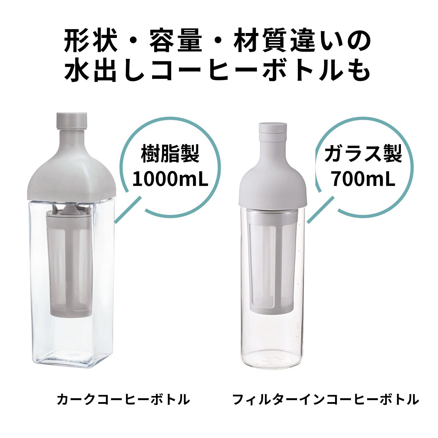 HARIO COFFEE COLD BREW Filter-in Coffee Bottle - FIC-70-PGR